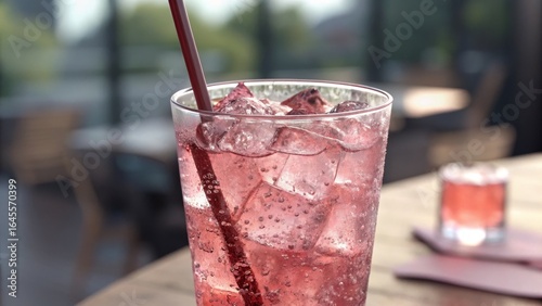Close-up of Iced Cranberry ...