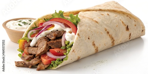 Delicious Beef Gyro Wrap Fl...