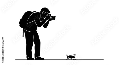 photographer captures tiny insect a symbol of detailoriented observation precision and the beauty in small things ideal for nature wildlife and photography blogs