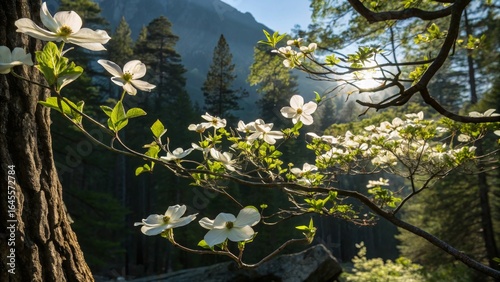 Dogwood Blossom Backlit Bra...