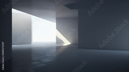 Wallpaper Mural Modern Abstract Interior Sunlight. Torontodigital.ca