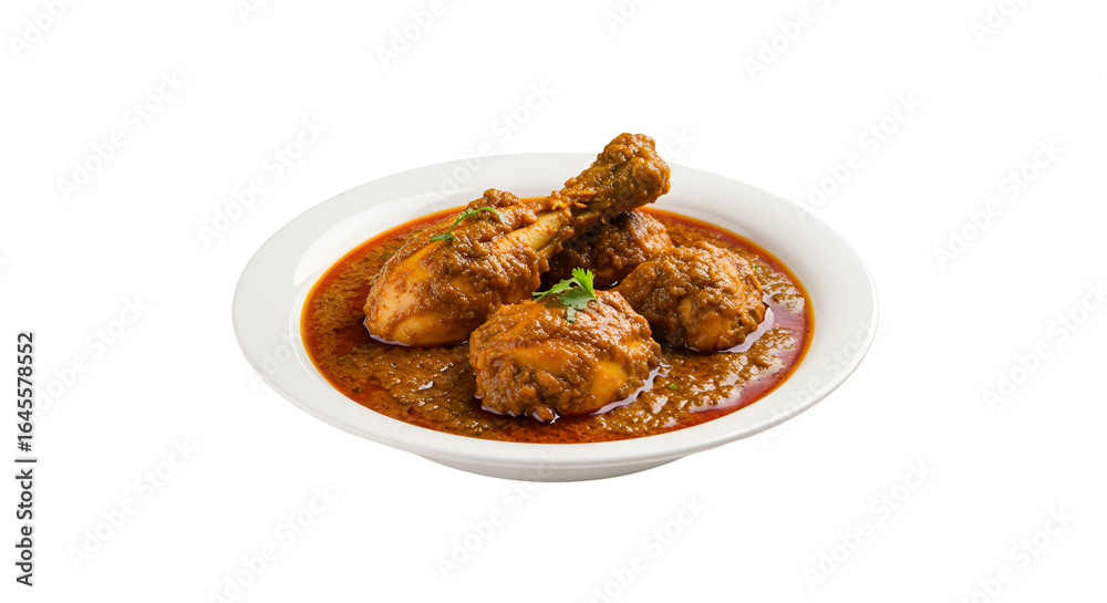 Spicy Chicken Kolhapuri Curry with Red Masala Spicy Chicken Kolhapuri Curry with Red Masala
