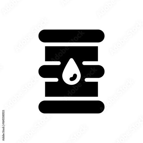 Oil barrel icon, representing energy and resources.

