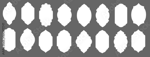 Ornate, decorative, empty frames.