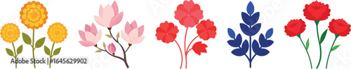 Spring Season Floral Vector Collection