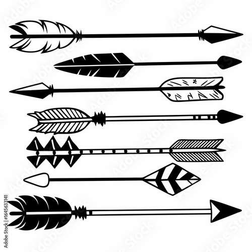 vector set of airplane icons