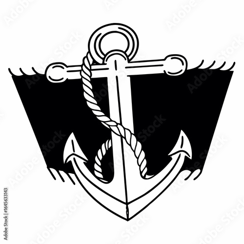 anchor and rope
