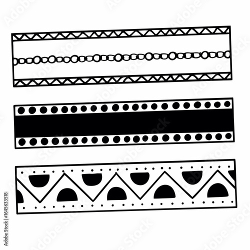 black and white frame