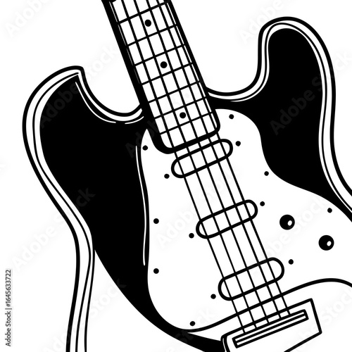 electric guitar vector