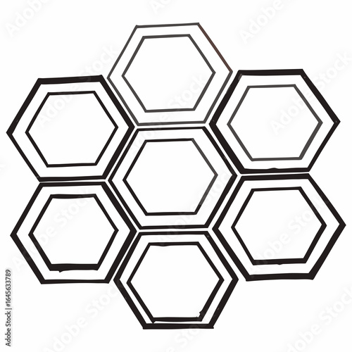 abstract hexagon background