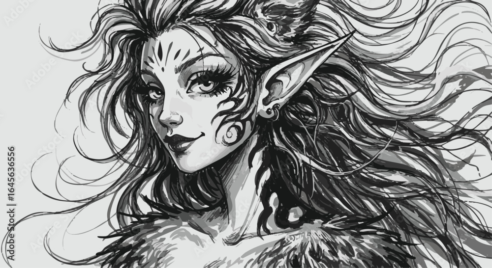 Fototapeta premium Enchanting Forest Spirit