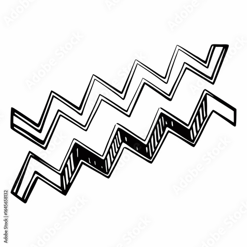 zigzag-contour