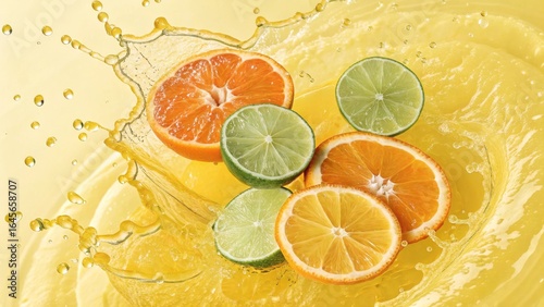 Citrus Splash Vibrant Orang...