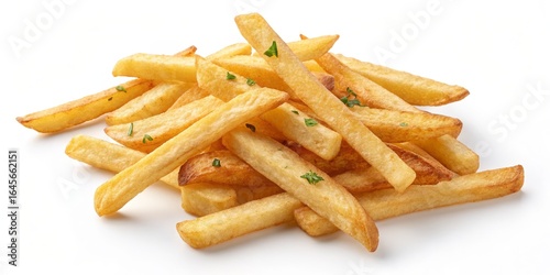Golden French Fries Close-u...