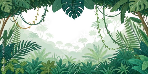 Lush Tropical Rainforest Il...
