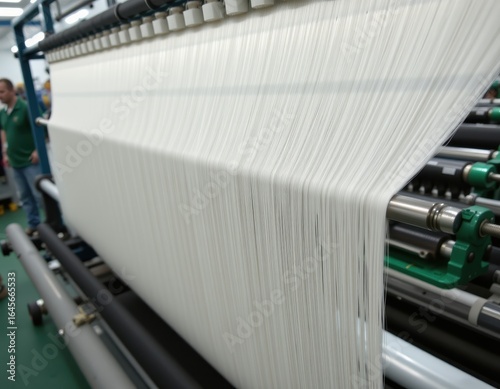 industrial spinning uses fibers that are pre treated with sizing agents enhancing cohesion and strength during spinning resulting in high quality threads for demanding textile applications.