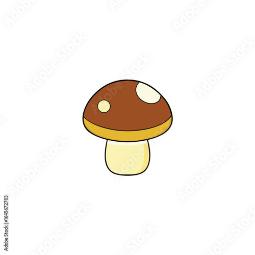 mushroom on a white background