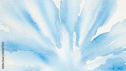 blue watercolor abstract background for wedding invitations and greeting cards, light blue abstract watercolor texture banner template, hand painted brush stroke art for textile and fabric design