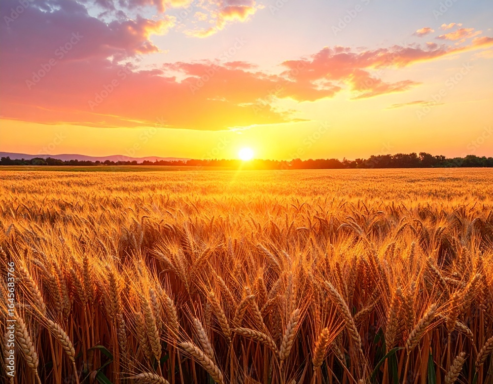Obraz premium Golden Wheat Plains