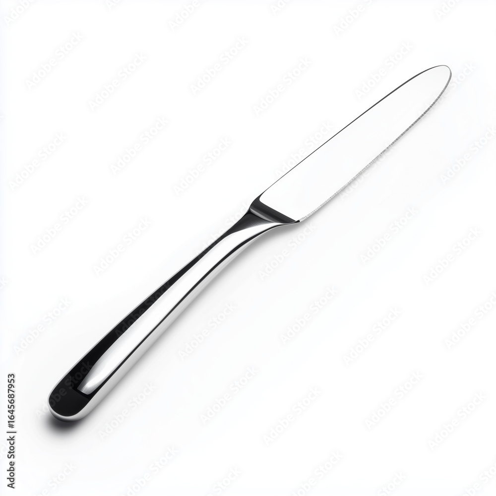 a_single_stainless_steel_table_knife a_single_stainless_steel_table_knife