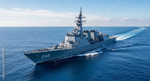 JS Maya DDG-179 Japanese Destroyer at Sea.