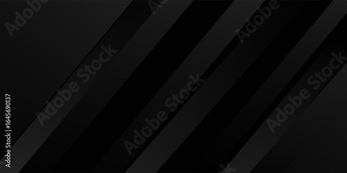 Black abstract background. Elegant dark diagonal shape elements.