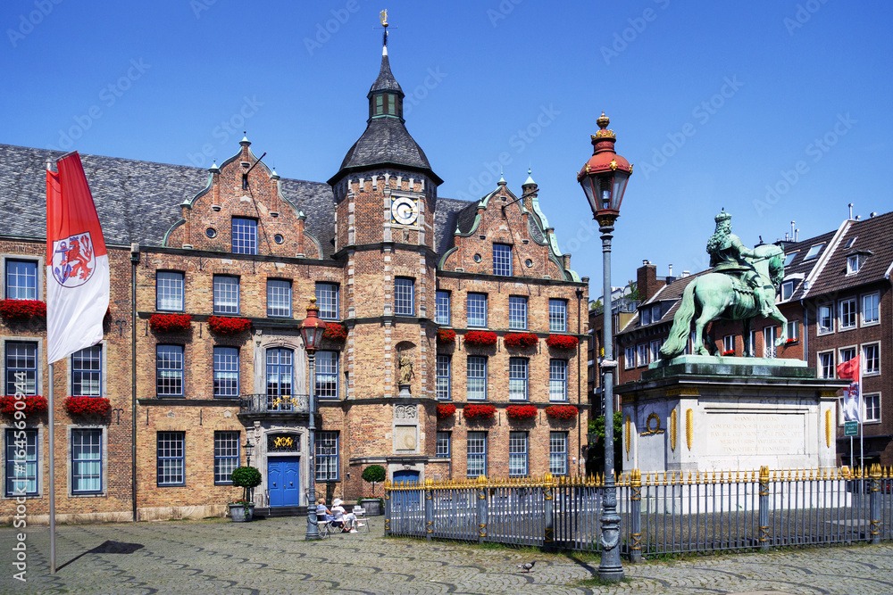 Fototapeta premium Düsseldorf, Rathaus