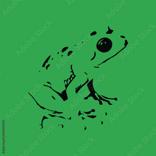 frog illustration Ai generated