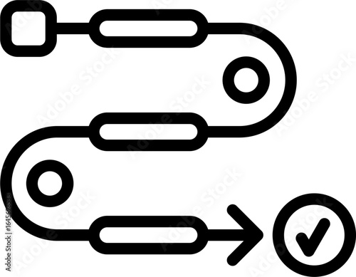 process icon related with simple icon for planning organizing and management 