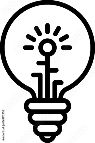 idea icon related with simple icon for planning organizing and management 