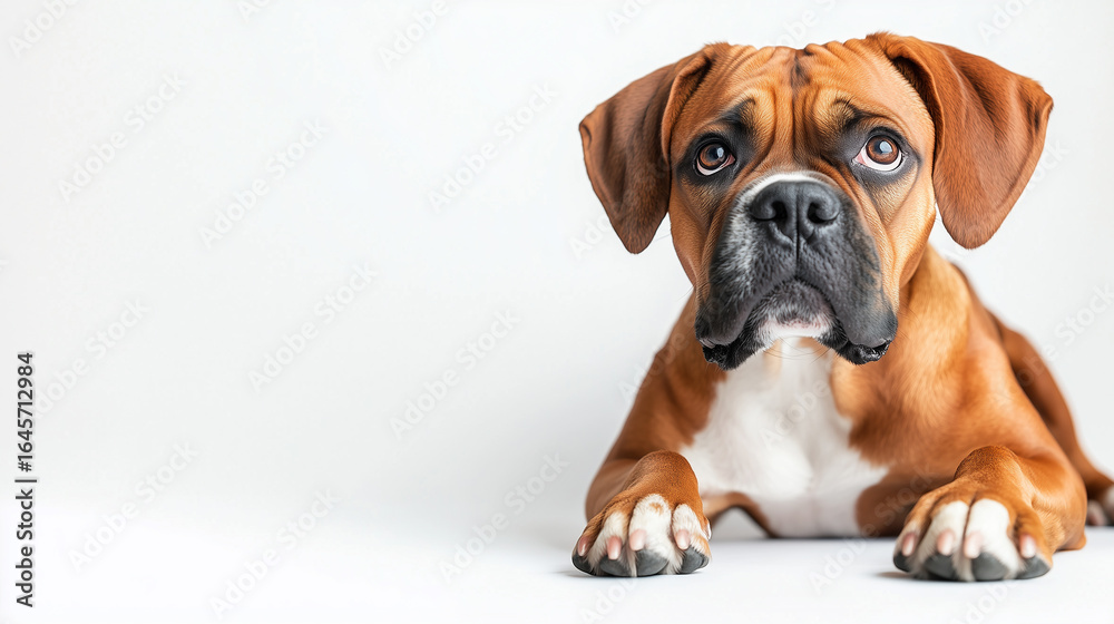 Fototapeta premium boxer dog