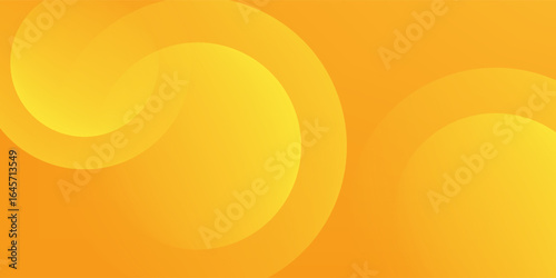 Abstract modern yellow and orange gradient circle eps 10