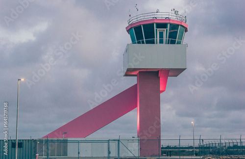 Bonaire International Airport and the Flamingo Airport tower