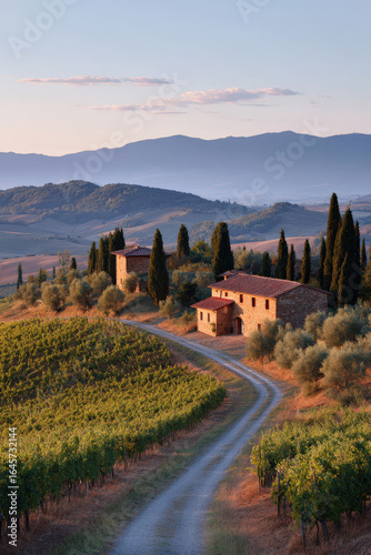 capture enchanting lifestyle of italy featuring sundrenched vineyards and elegant wineries