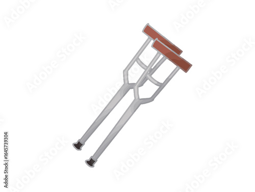 Illustration of crutches