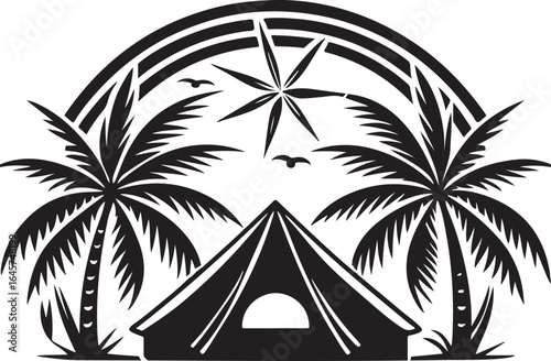 Travel adventure t-shirt and logo vector design