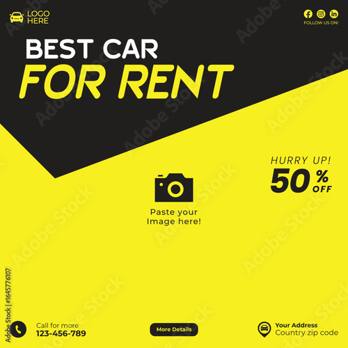 modern infographic design template, Social media post, Social media post template, company post, Social media post design, product, poster, post design, social media ads poster, car rent poster