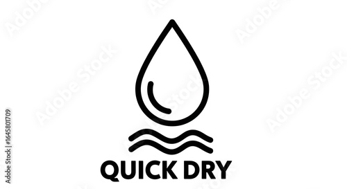 Quick Dry Fabric Technology Icon