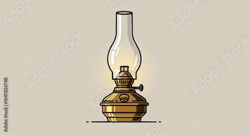 old oil lamp