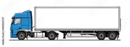 truck isolated on white