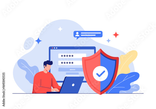Securing digital identities with strong passwords and multi factor authentication for online safety