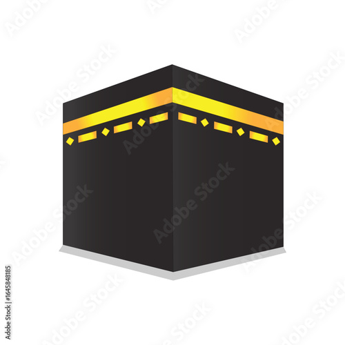 Makkah kaaba muslims hajj islamic mecca ramadan icon vector illustration art