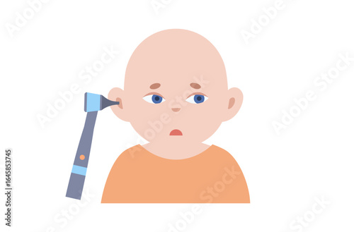 Human ear exam