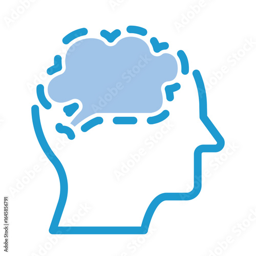 Alzheimer's Disease Mental Health Awareness Concept