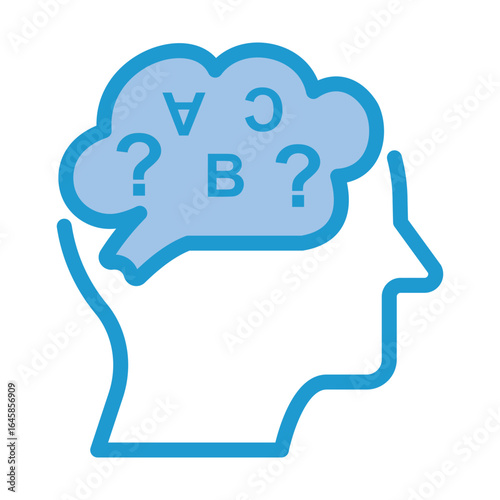 Dyslexia Mental Health Awareness Concept