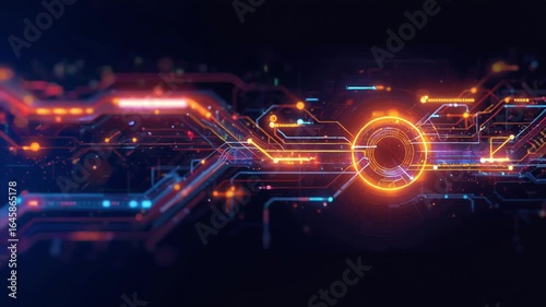 Stylized flowchart, glowing, dynamically unfolding nodes pulse, connectors flow smoothly, camera slowly pans across the process.