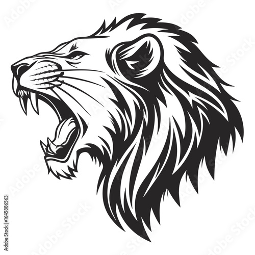 Wallpaper Mural lion head mascot tattoo vector Torontodigital.ca