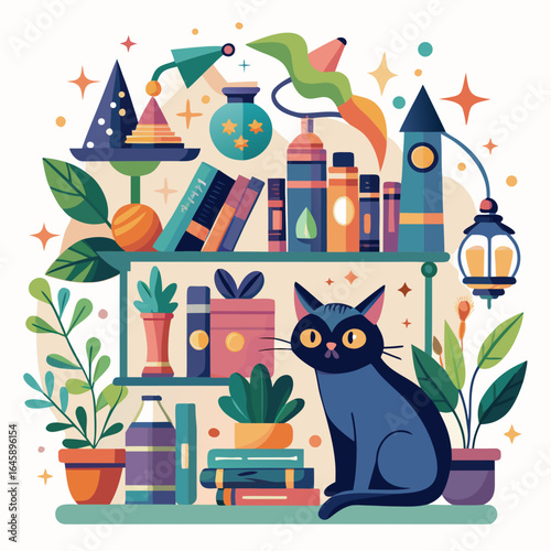 Scary Halloween Vector Set with Spooky Elements