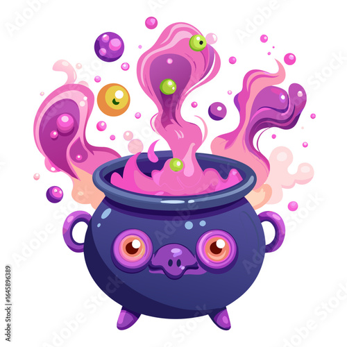Scary Halloween Vector Set with Spooky Elements