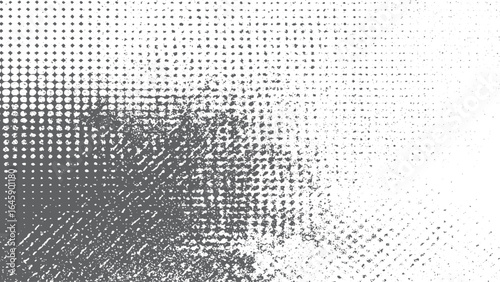 black and white background. grunge halftone vector print background. 